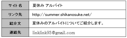 相互リンクについて